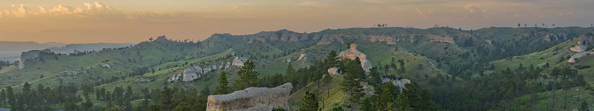 查德龙州立公园的山脊和山丘